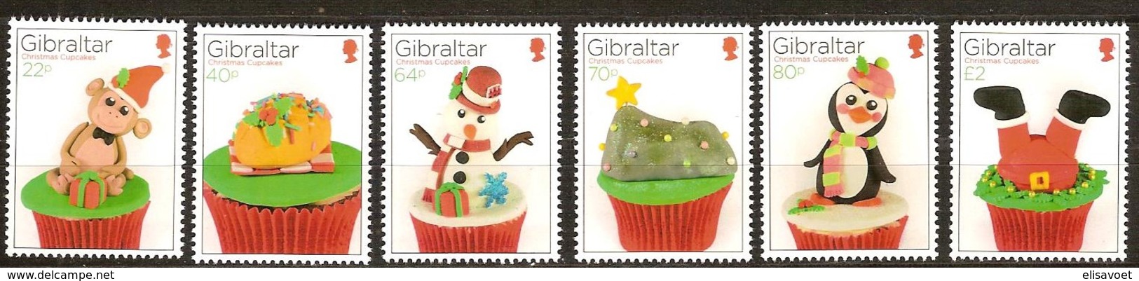 Gibraltar 2017 Micheln°  1826-1831 *** MNH  Christmas Noël Kerstmis - Gibraltar