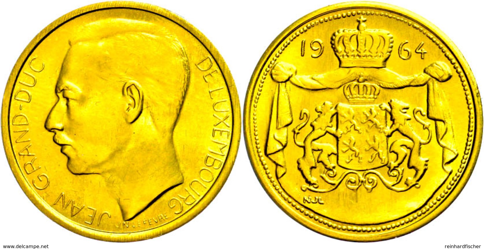 Goldmedaille (40 Francs), 1964, Jean, St.  St - Luxemburg