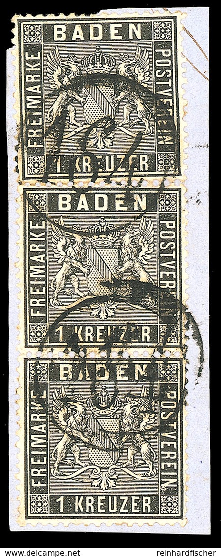 "164" - Einringstempel Der Bahnpost, Type III, 2x Auf Briefstück Mit Senkr. Paar Und Einzelstück 1 Kr., Letztere Kleiner - Sonstige & Ohne Zuordnung