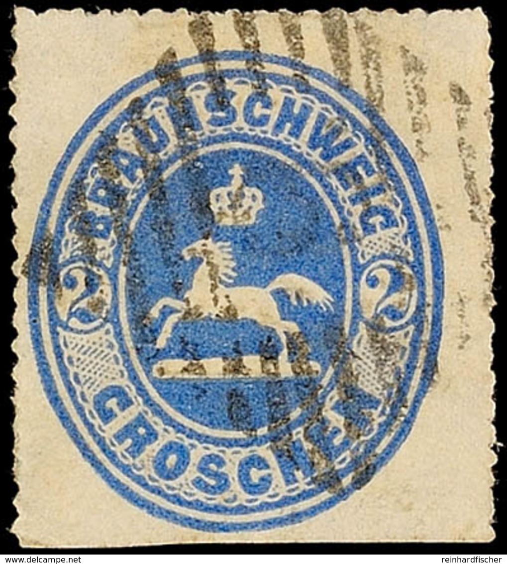 2 Gr.  Gestempelt, Erh. Sign. Wg. OR-Scherentrennung, Mi. 160,-, Katalog: 19 O - Other & Unclassified