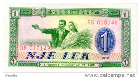 Albania 1 Lek 1976 Pick 40 UNC - Albanie