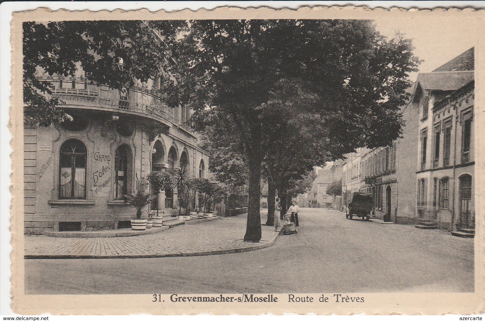 Grevenmacher Sur Moselle , Route De Trèves - Autres & Non Classés