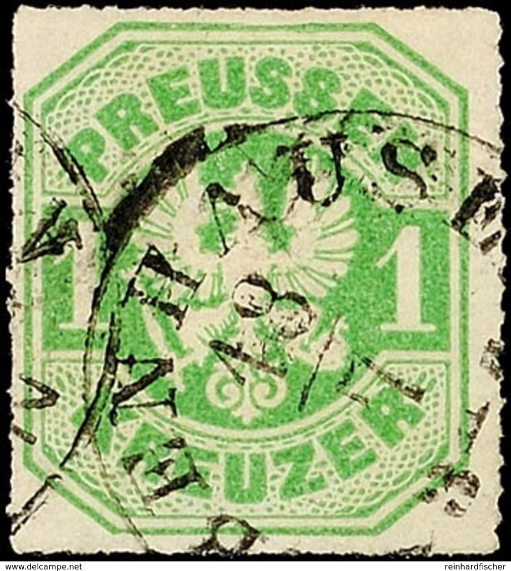 "BABENHAUSEN 18/7 (1867)" - K1, Klarer Teilabschlag Auf Preussen 1 Kr., Kabinett, Katalog: Pr.22 O - Autres & Non Classés