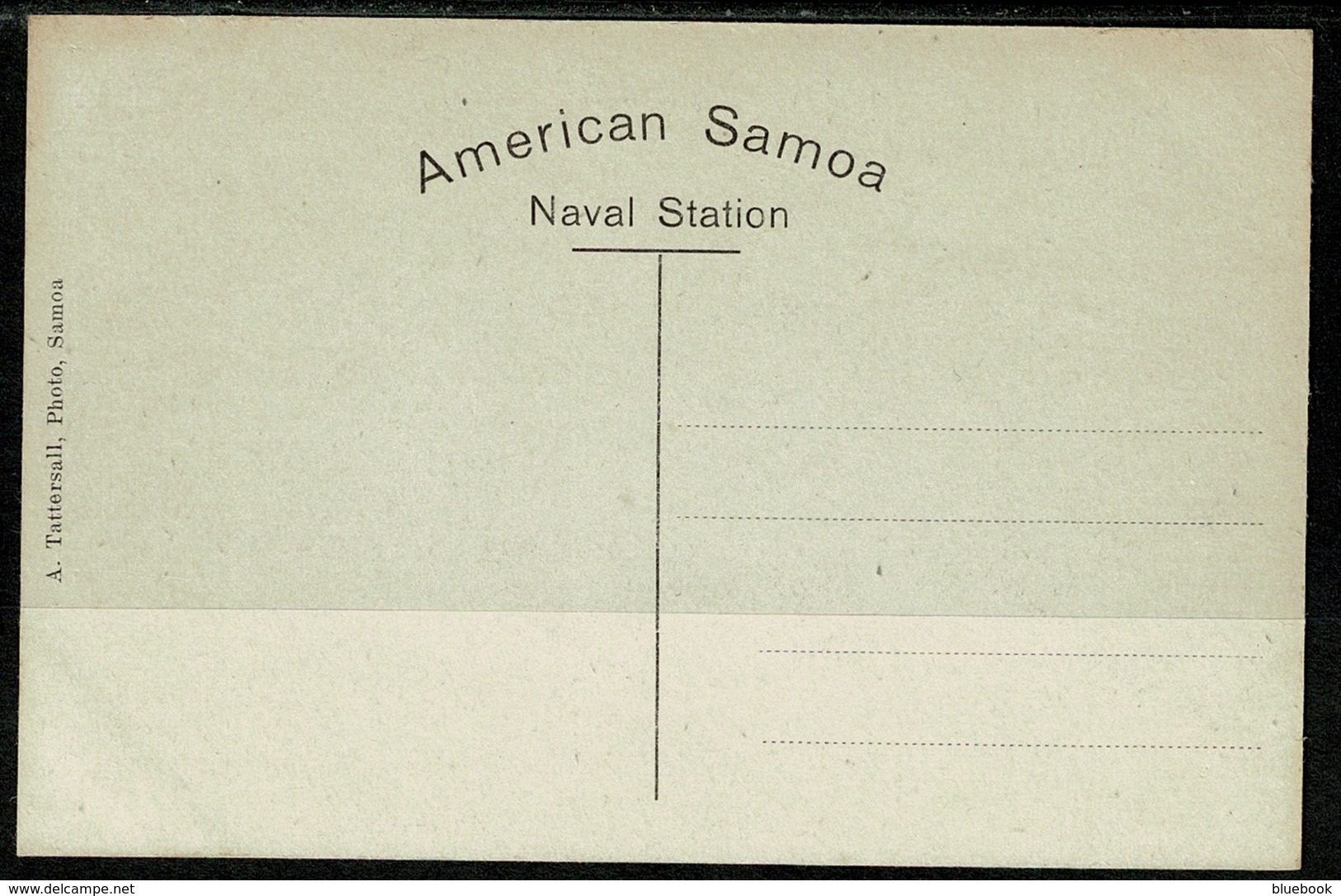Ref 1247 - Early Postcard - Pago Pago Bay - American Samoa - Pacific Island - Samoa