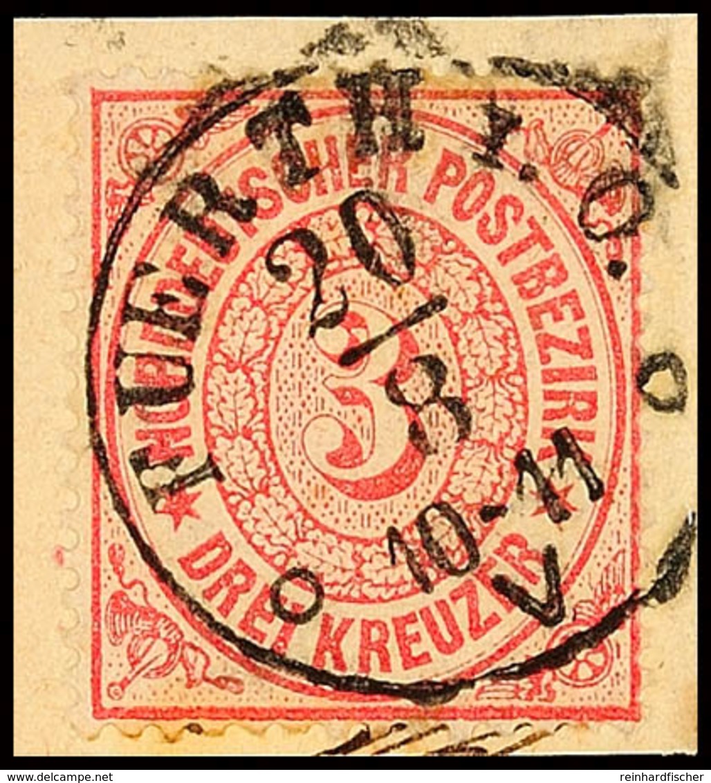 "FUERTH I. O. 20/8" - K1, Klar Auf Briefstück NDP 3 Kr., Katalog: NDP21 BS - Other & Unclassified