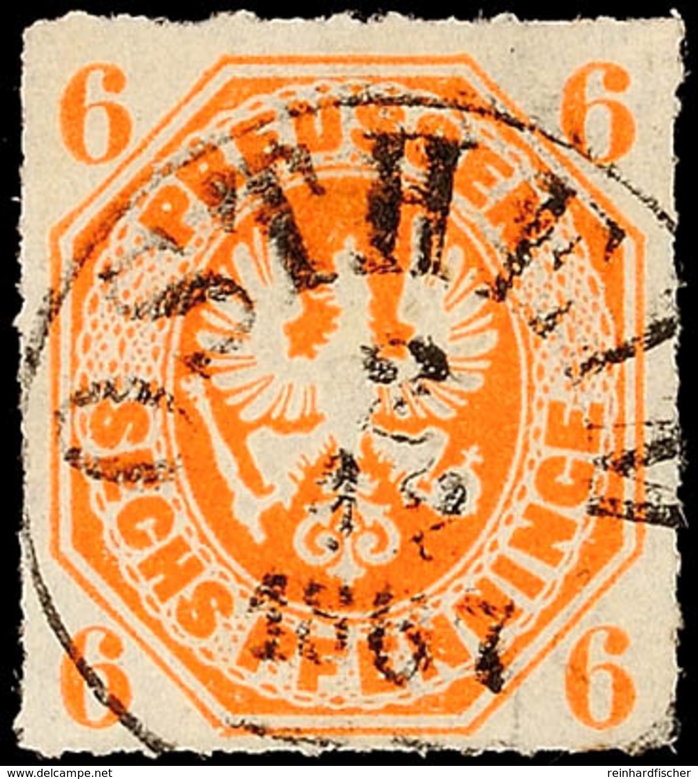 "OSTHEIM 2 12 1867" - K1, Zentrisch Klar Auf Luxusstück Preussen 6 Pfg, Katalog: Pr.15a O - Sonstige & Ohne Zuordnung
