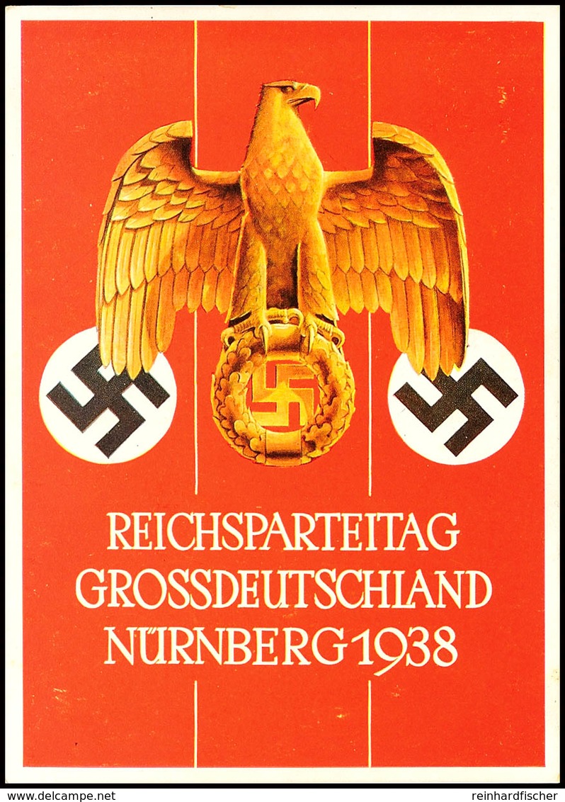 1938, Photo-Hoffman Color-Bildpostkarte 38/1, Rücks. Briefmarke Sudetenland/Asch MiNr. 5, Entwertet Mit Tagesstempel "AS - Otros & Sin Clasificación
