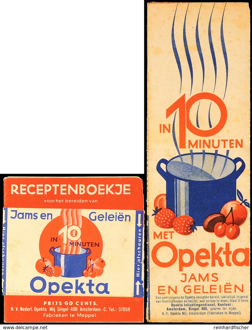 2 Werbe-Prospekte Der Niederländischen OPEKTA-Werke, Deren Geschäftsführer Otto Frank, Der Vater Von Anne Frank War - Sonstige & Ohne Zuordnung