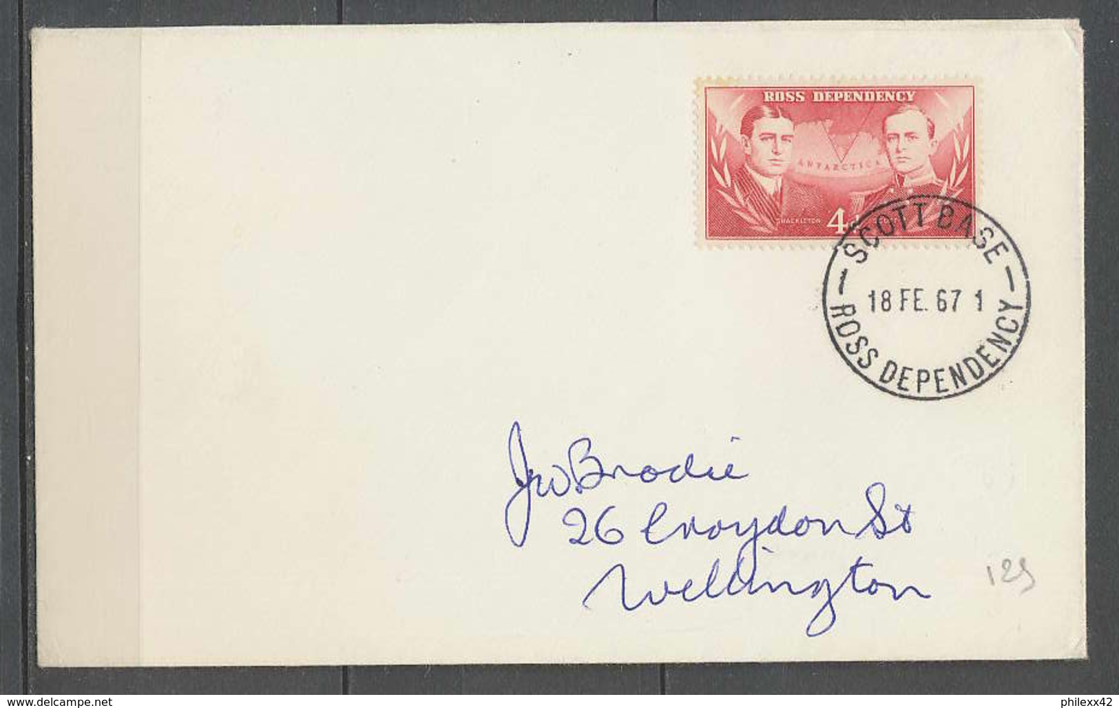 1200 Antarctic Ross Dependency 18/02/1967 - Lettres & Documents