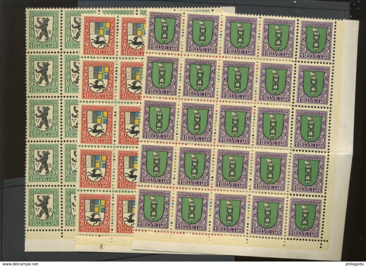 SUISSE  25 X 3 Val Yv. 218-219-220 Cotées 3,50 Euros  Vendu à 10% Du Prix - Unused Stamps