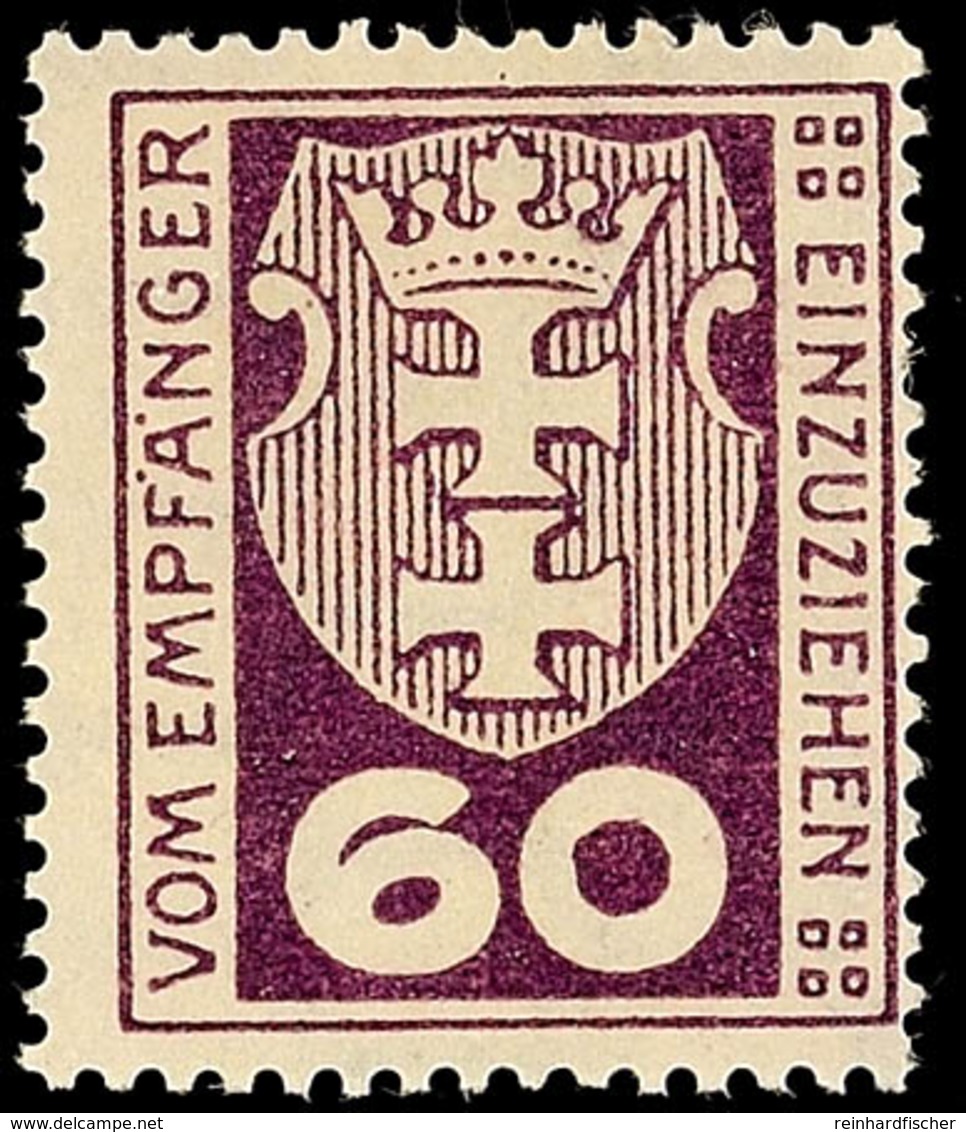 60 Pf. 1. Auflage Tadellos Postfrisch, Gepr. Soecknick BPP, Mi. 75.-, Katalog: 4b ** - Other & Unclassified