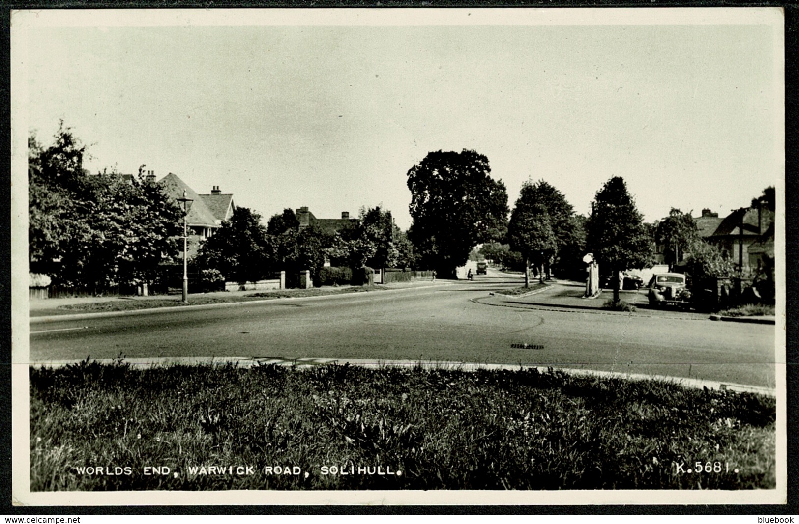 Ref 1248 - 1960 Real Photo Postcard - Worlds End Shell Petrol Garage - Warwick Road Solihull - Autres & Non Classés