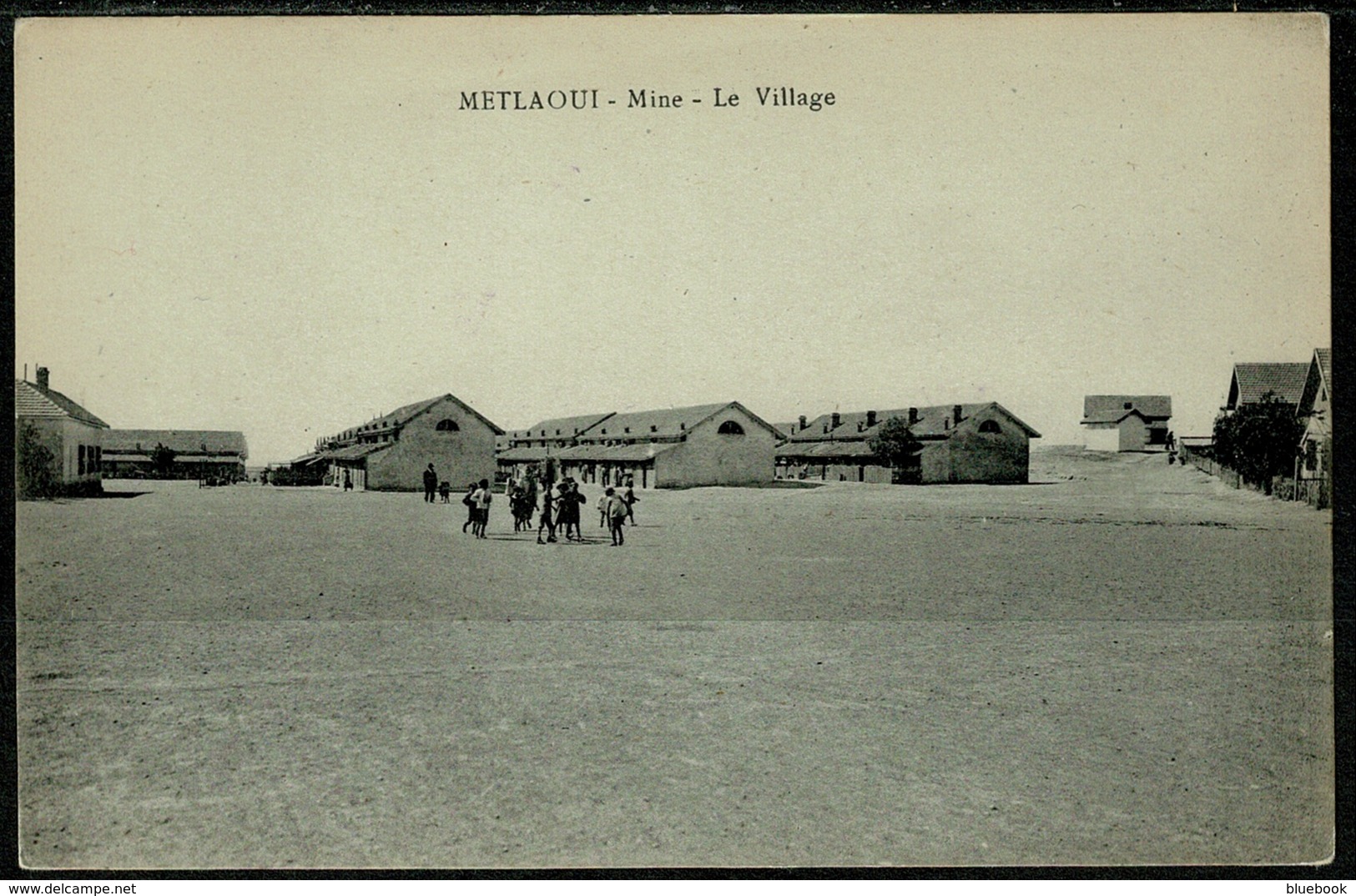 Ref 1248 - Early Postcard - Phosphate Mine Village - Metlaoui Tunisia - Tunisia