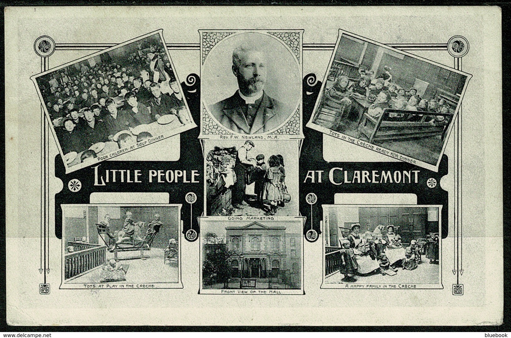 Ref 1248 - 1908 Multiview Postcard - Little People At Claremont - Pentonville London - London Suburbs