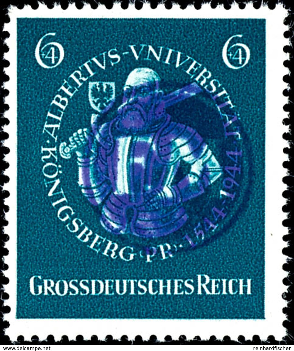 6 Pfg Albertus-Universität Mit Lokalem Aufdruck, Tadellos Postfrisch, Gepr. Sturm, Katalog: F896 ** - Fredersdorf-Vogelsdorf