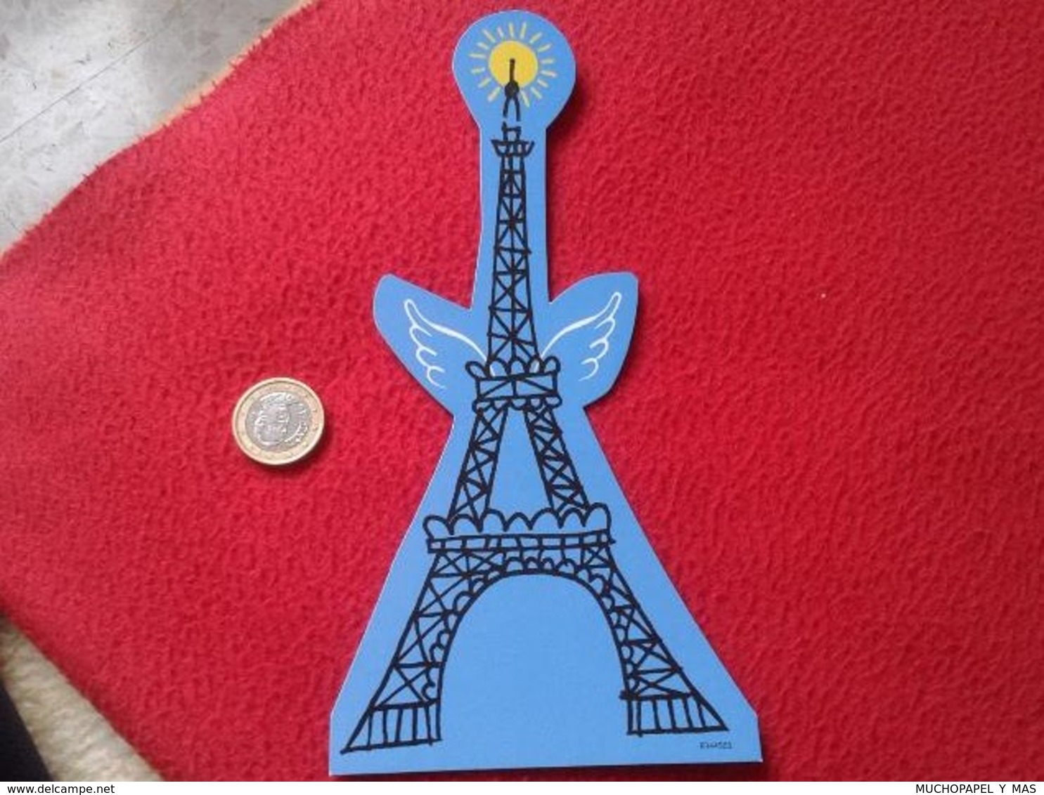 SPAIN MARCAPÁGINAS BOOKMARK BOOK MARK LA NIÑA QUE SE TRAGÓ UNA NUBE TAN GRANDE COMO TORRE EIFFEL GRIJALBO FRANCE FRANCIA - Lesezeichen