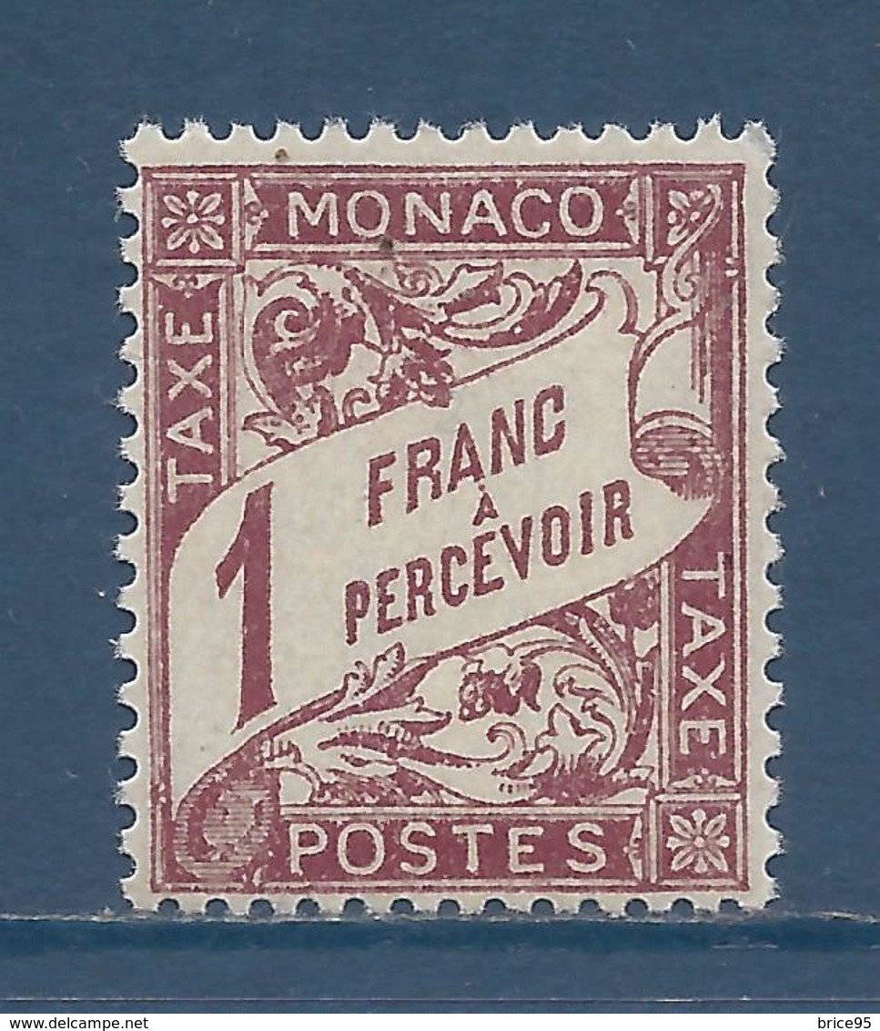 Monaco Taxe - YT N° 23 - Neuf Sans Charnière - 1926 à 1943 - Postage Due