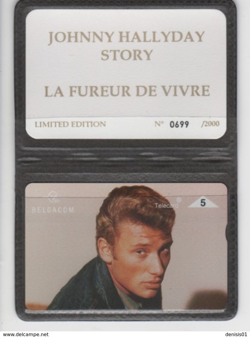 Belgique - Cartes Publicitaires - Johnny Halliday - N° 329 - 508L - Sans Puce