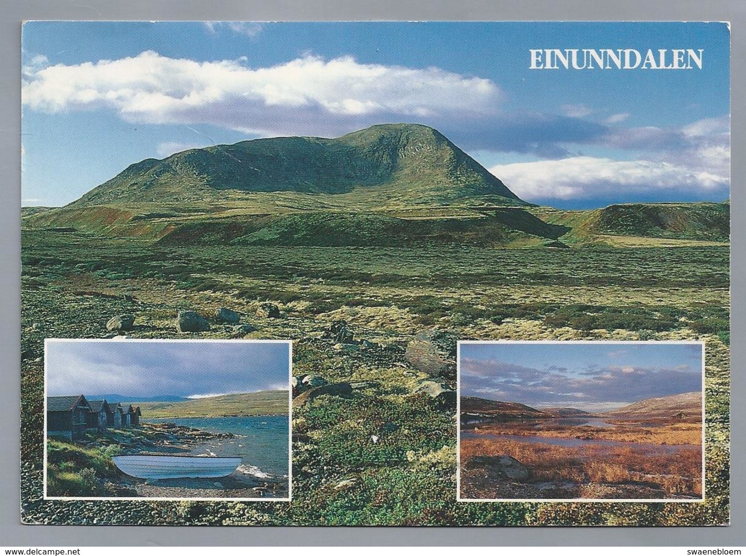 NO.- EINUNNDALEN. INNFELT, NAUST VED FUNDIN OG MARSLOEN. 1993. - Noorwegen