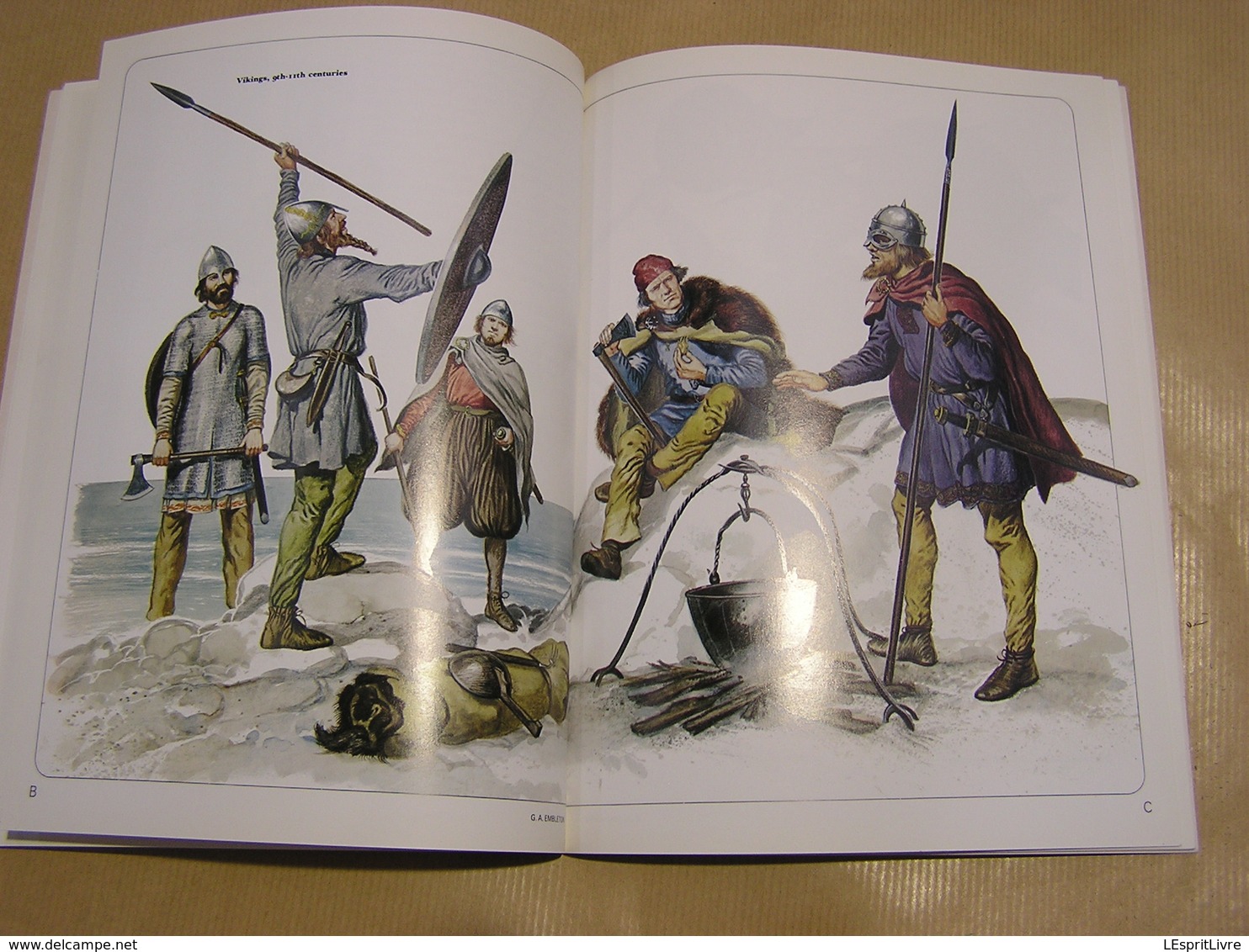 SAXON VIKING AND NORMAN Men at Arms Séries Vikings Guerriers Angleterre Scandinavie Uniformes Armes