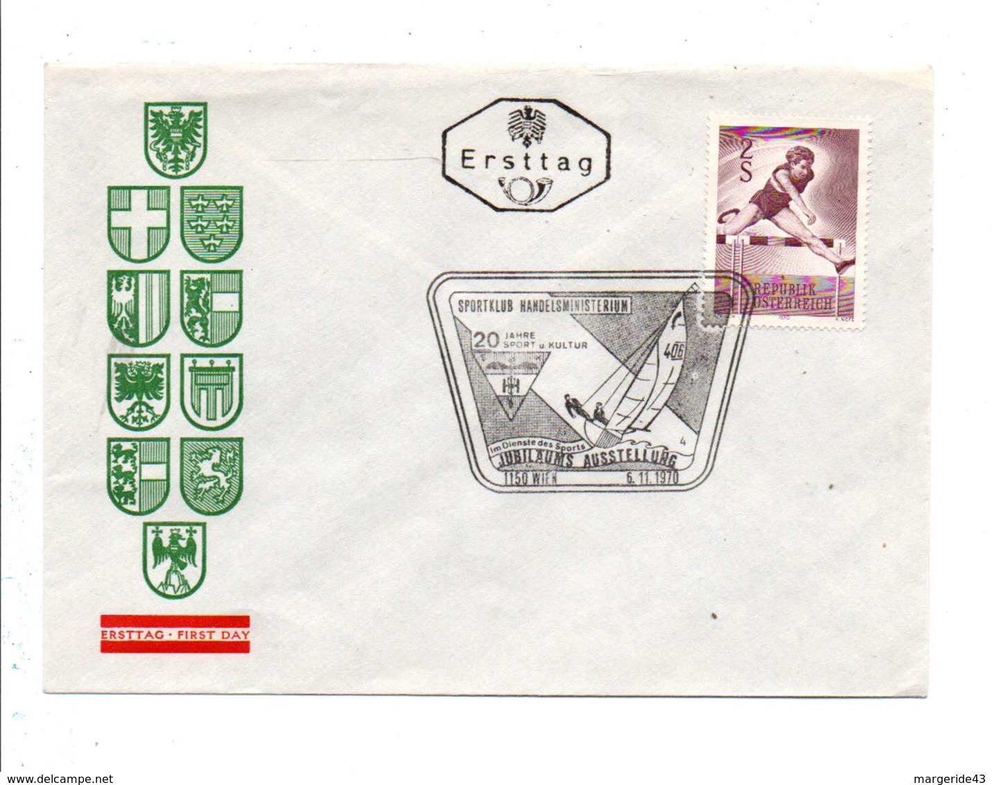 AUTRICHE FDC 1970 SPORT - FDC