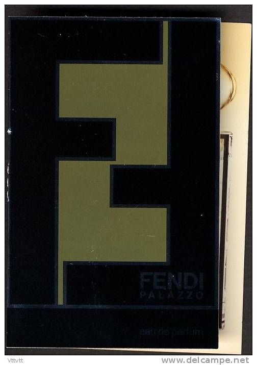 "Fendi, Palazzo", Eau De Parfum, Vaporisateur, 1 Ml, 0,03 FL OZ. - Echantillons (tubes Sur Carte)