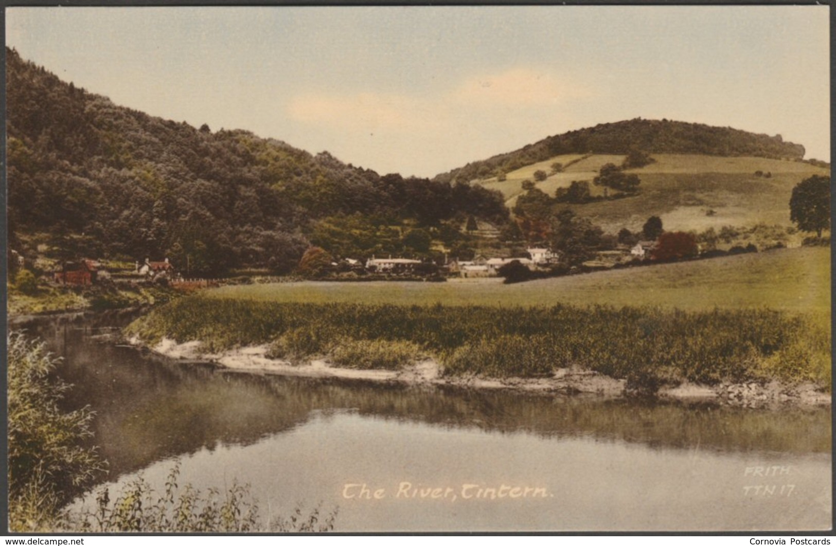 The River, Tintern, Monmouthshire, C.1940s - Frith's Postcard - Monmouthshire