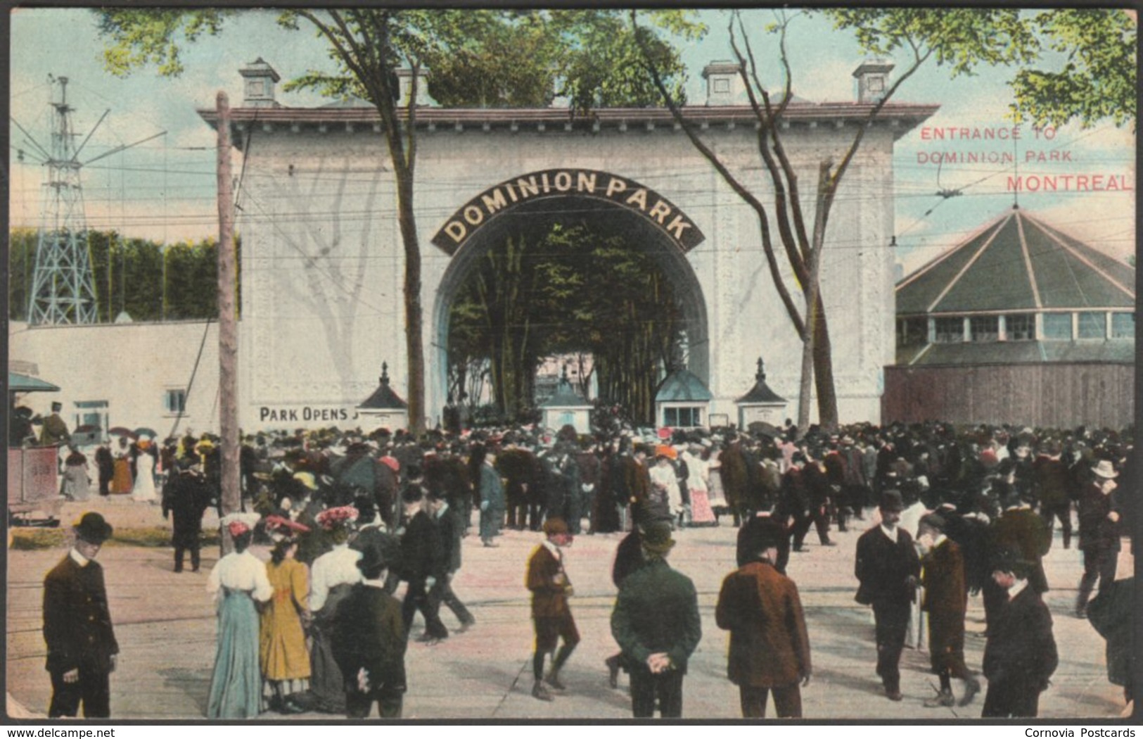 Entrance To Dominion Park, Montreal, Quebec, C.1905-10 - Montreal Import Co Postcard - Montreal