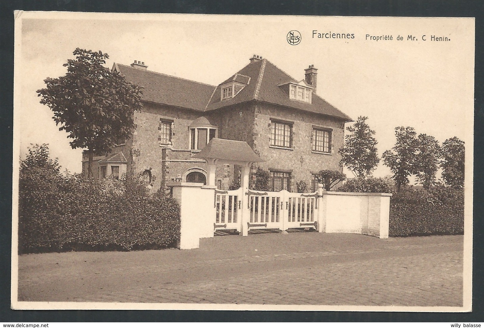 +++ CPA - FARCIENNES - Propriété De Mr Henin - Nels   // - Farciennes