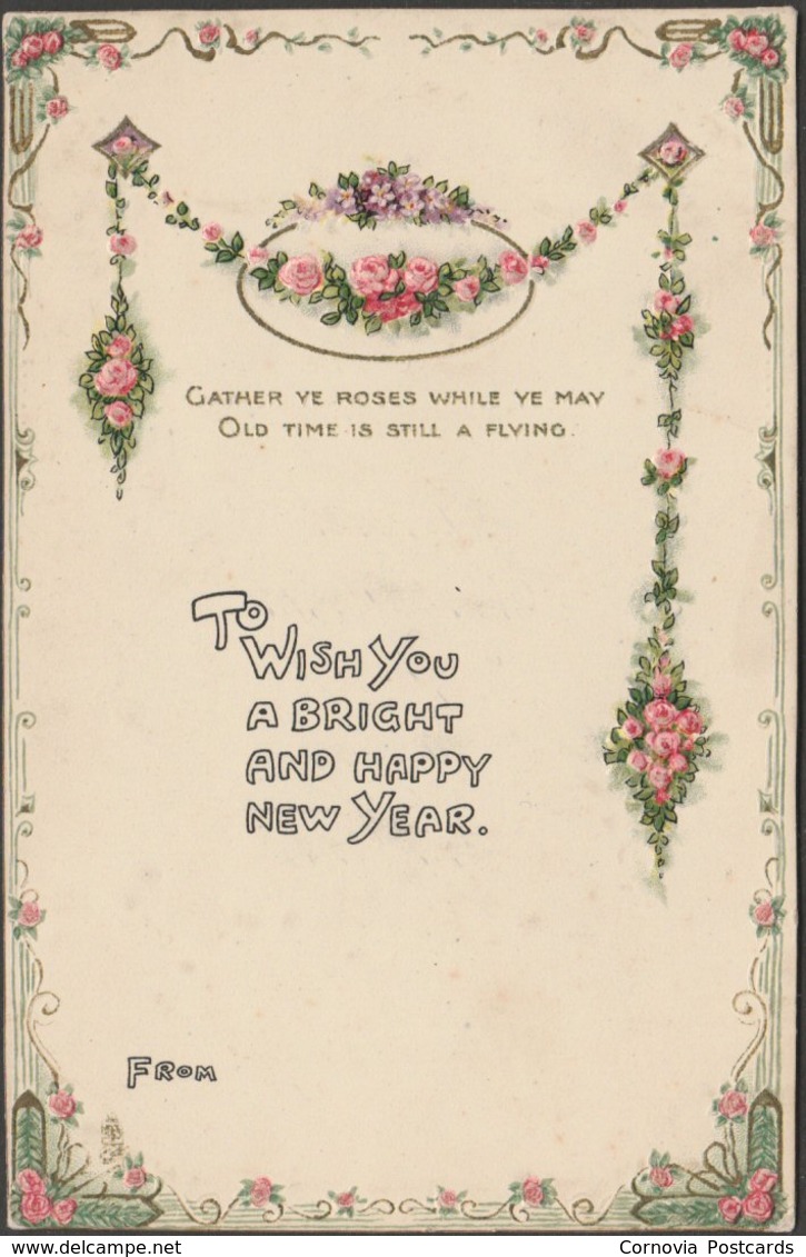 To Wish You A Bright And Happy New Year, C.1910 - Tuck's Postcard - New Year