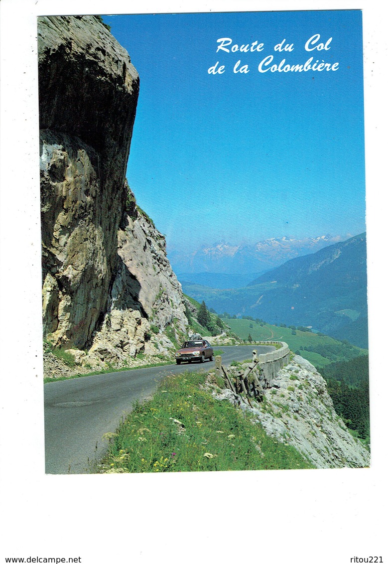 Cpm - 74 - Route Et Col De La Colombière - Voiture GS CITROËN - - Sonstige & Ohne Zuordnung