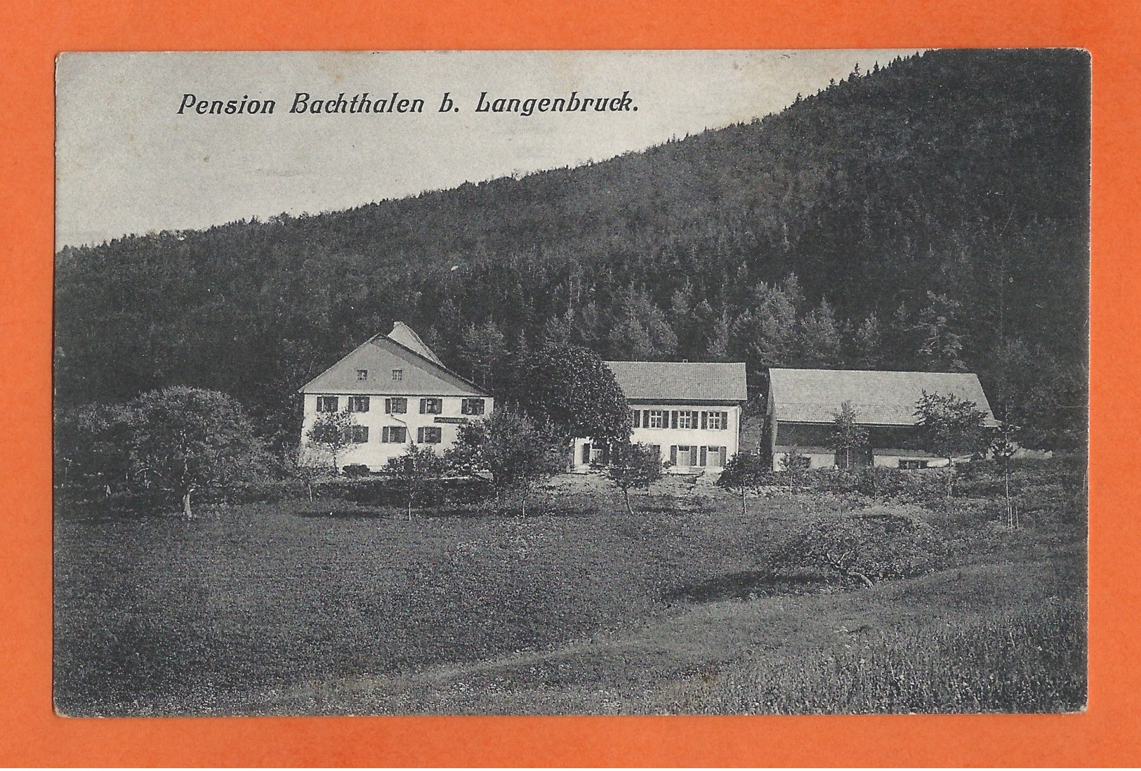 Langenbruck Pension Bachthalen  1911  - Basel - Bâle - Langenbruck