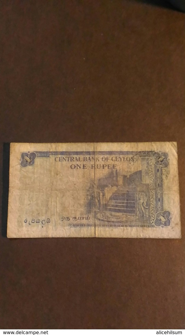 Billet De 1 Rupee 20 Janvier 1951 Ceylon - Sri Lanka