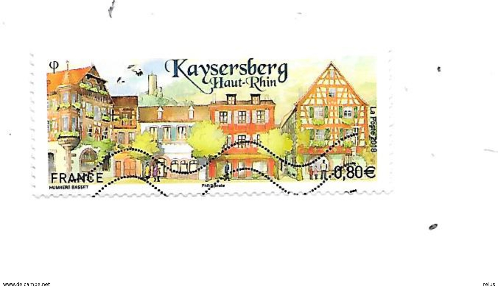 Série Touristique Kaysersberg 5243 Oblitéré 2018 - Oblitérés