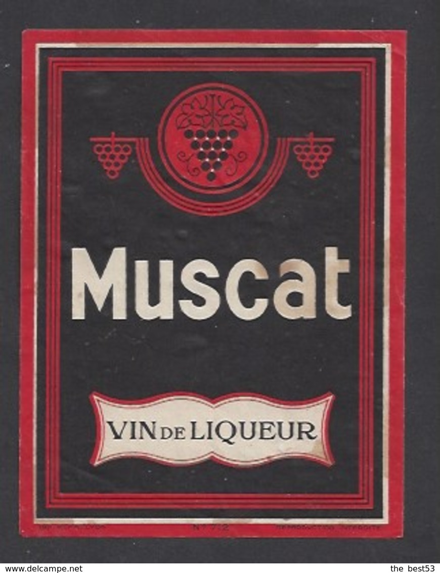 Etiquette De Muscat  -  Vin De Liqueur - Autres & Non Classés