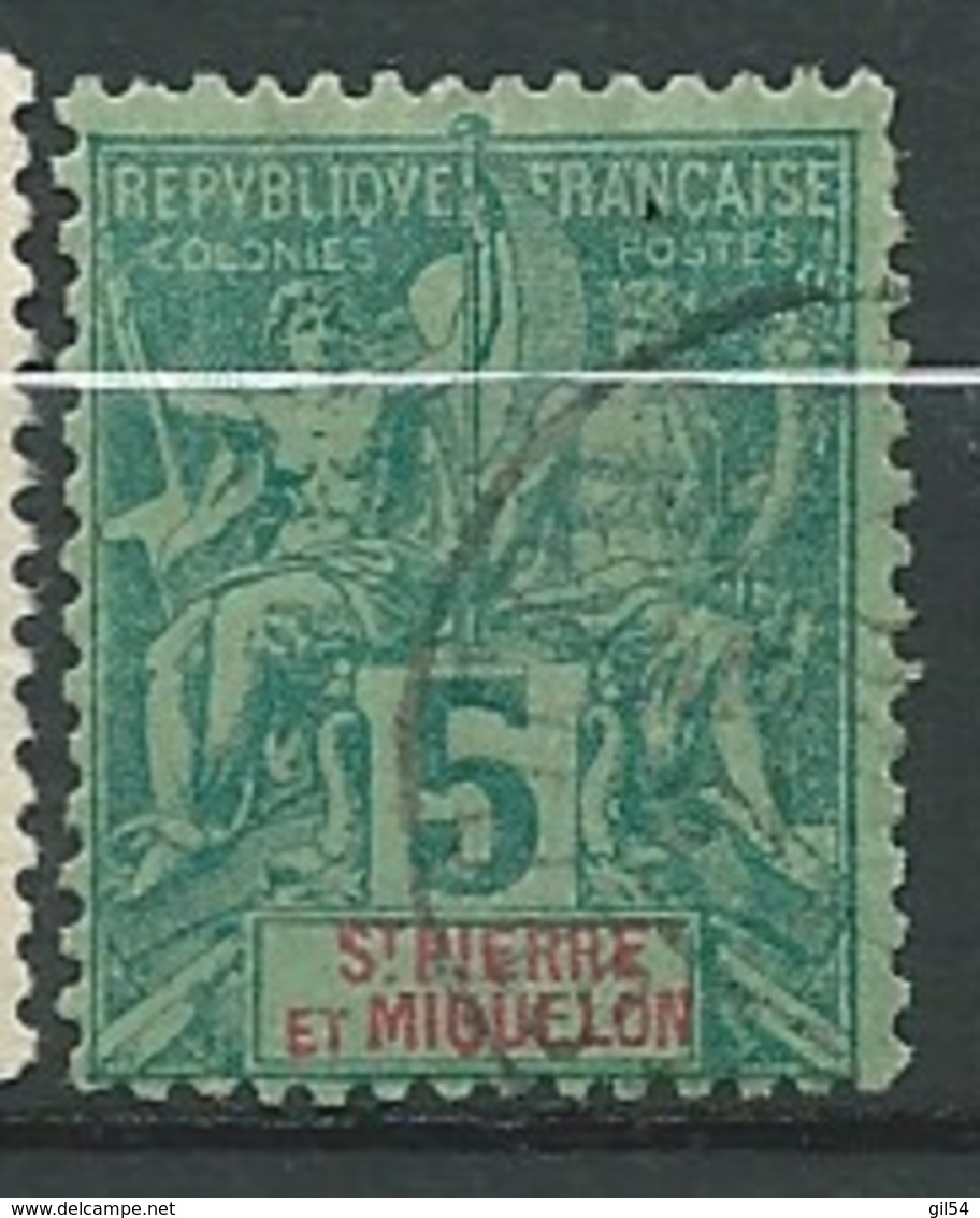 Saint Pierre Et Miquelon - Yvert N° 62 Oblitéré  Abc 27627 - Oblitérés