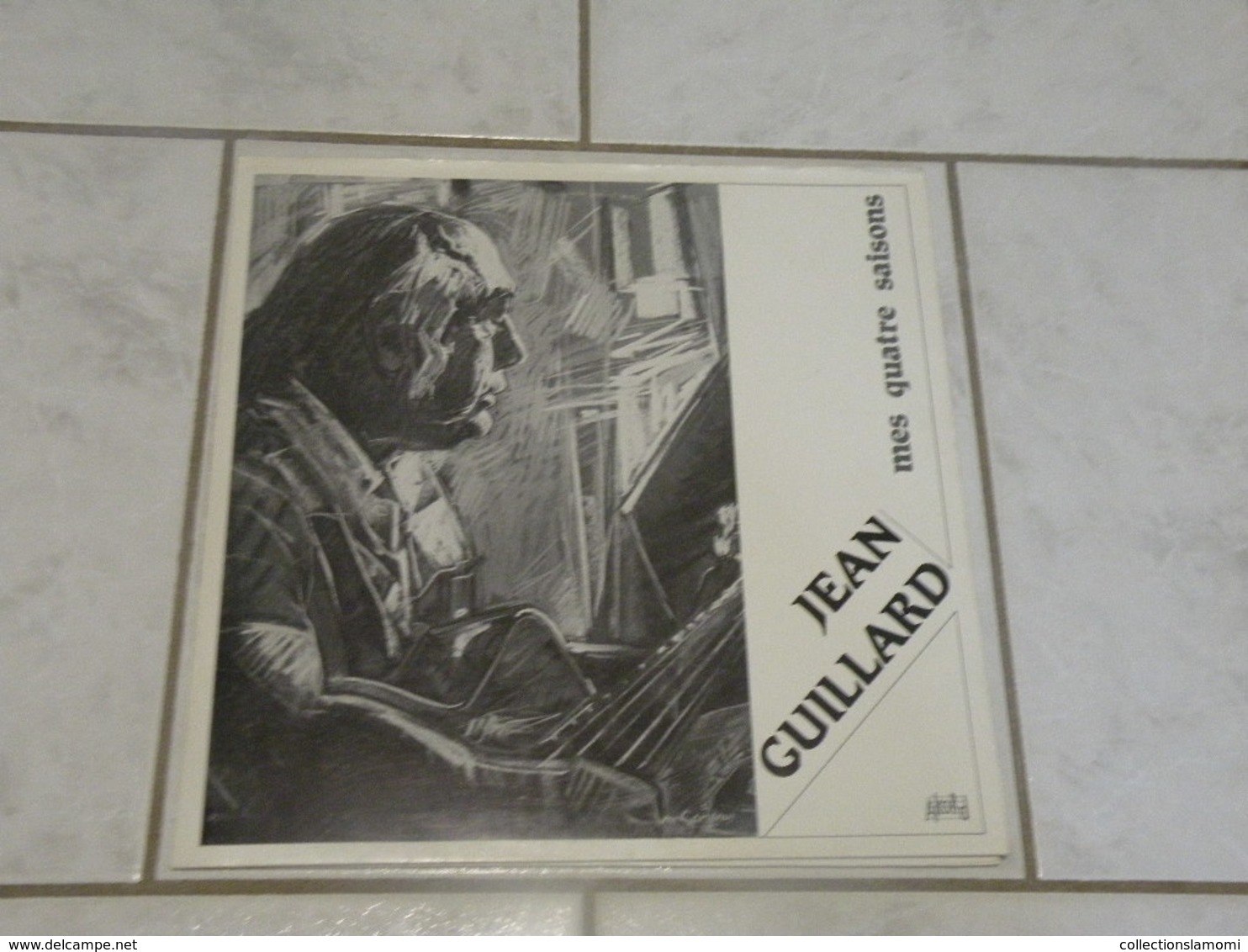 Jean Guillard, Mes Quatre Saisons, Dessin Gombaud Alain - 1984 Dédicacé - (Titres Sur Photos) - Vinyle 33 T LP - Ediciones Limitadas