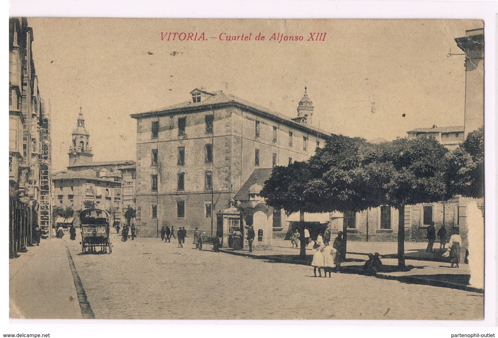 Cartolina - Postcard / Viaggiata - Sent / Vitoria – Cuartel De Alfonso XIII - Altri & Non Classificati