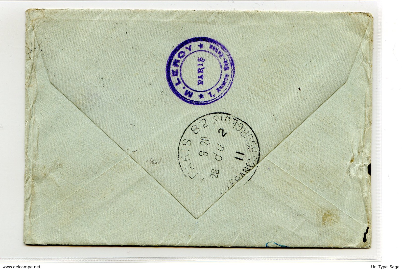 France - Lettre Par Pneumatique Taxée (Taxe N°31) + Griffe P.C.V:0F.20 - (B1299) - 1877-1920: Semi Modern Period