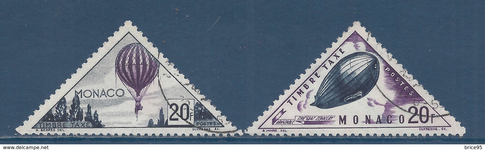 Monaco Taxe - YT N° 50 Et 51 - Oblitéré - 1953 - Postage Due