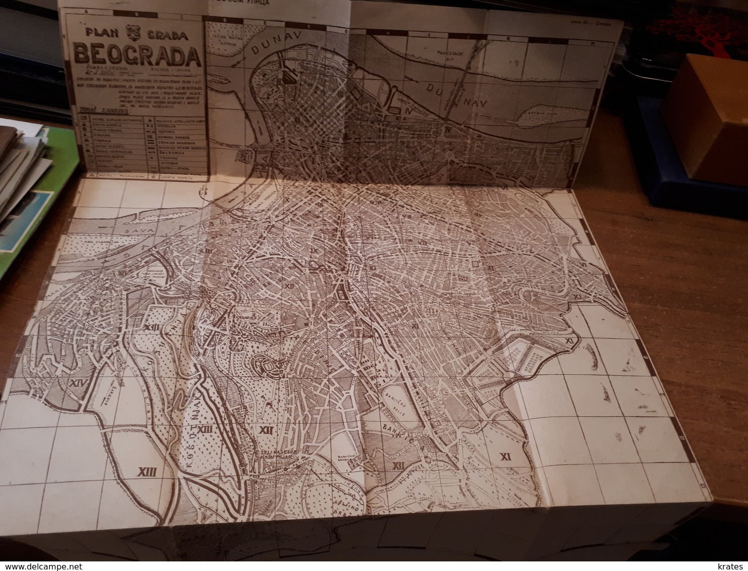 Old Maps - Serbia, Beograd - Cartes Géographiques