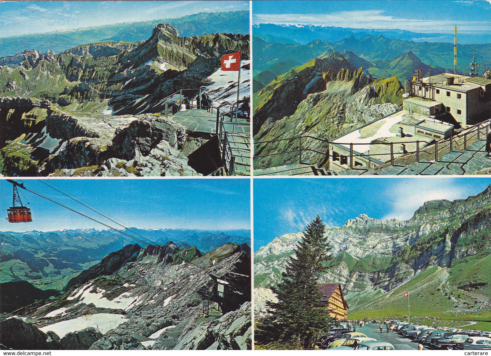 SUISSE,SCHWEIZ,SVIZZERA,SWISS,SAINT GALL,APPENZELL RHODES,SANTIS,SCHWAGALP,TELEPHERIQUE - Saint-Gall