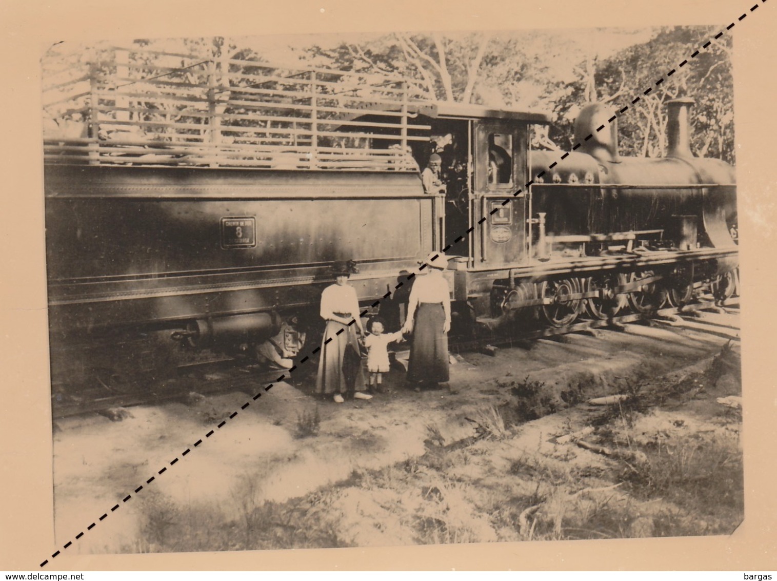 Photo Congo Afrique Chemins De Fer Train BCK Premier Train à Kambove Locomotive N°8 De Tubize - Afrika