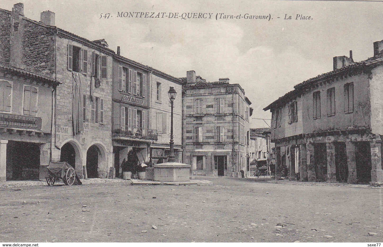 MONTPEZAT-de-QUERCY - La Place - Café  Parisien - Montpezat De Quercy