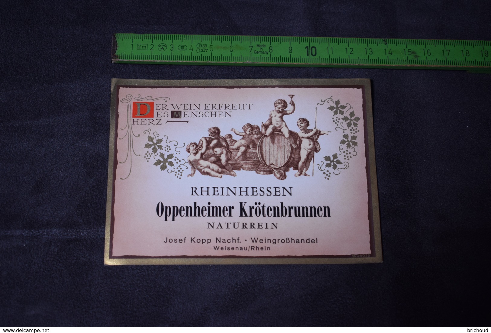 Rheihessen Oppenheimer Krötenbrummen Josef Kopp Amours Tonneau Allemagne Germany - Niños