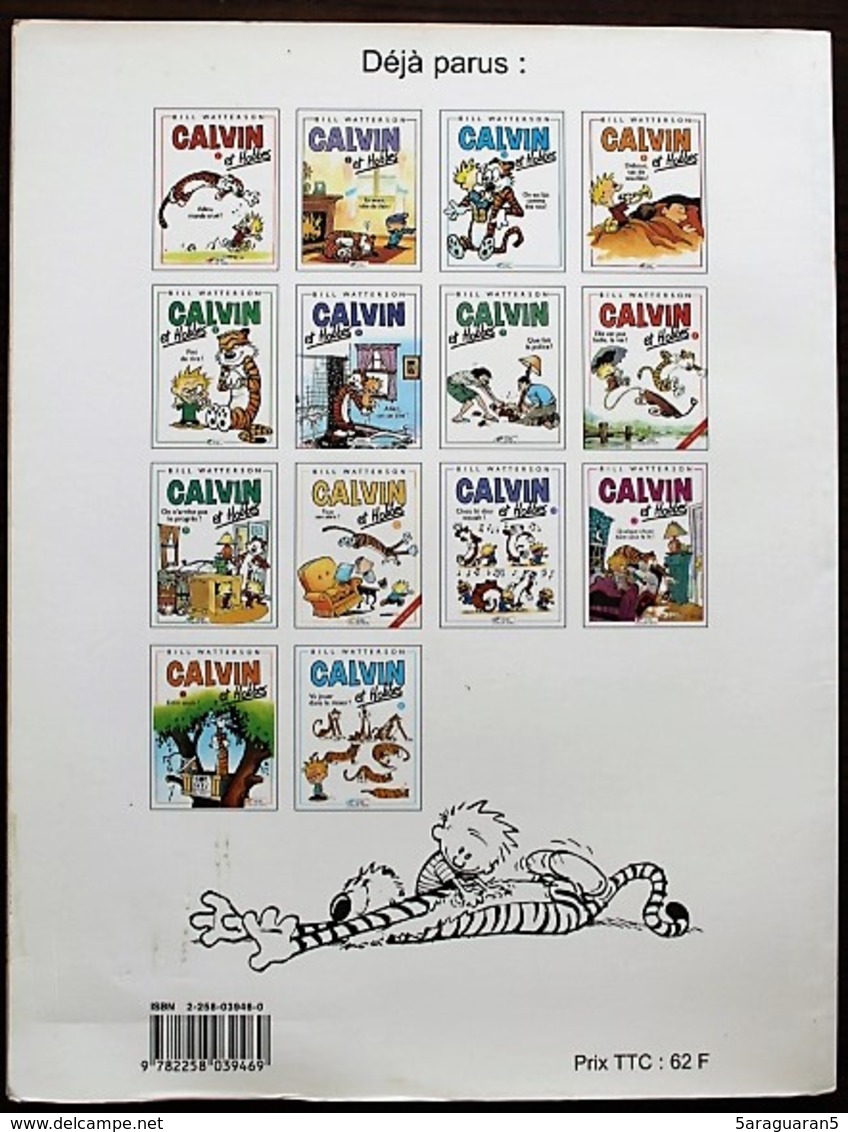 BD CALVIN ET HOBBES - 15 - Complètement Surbookés - EO 1998 - Calvin Et Hobbes