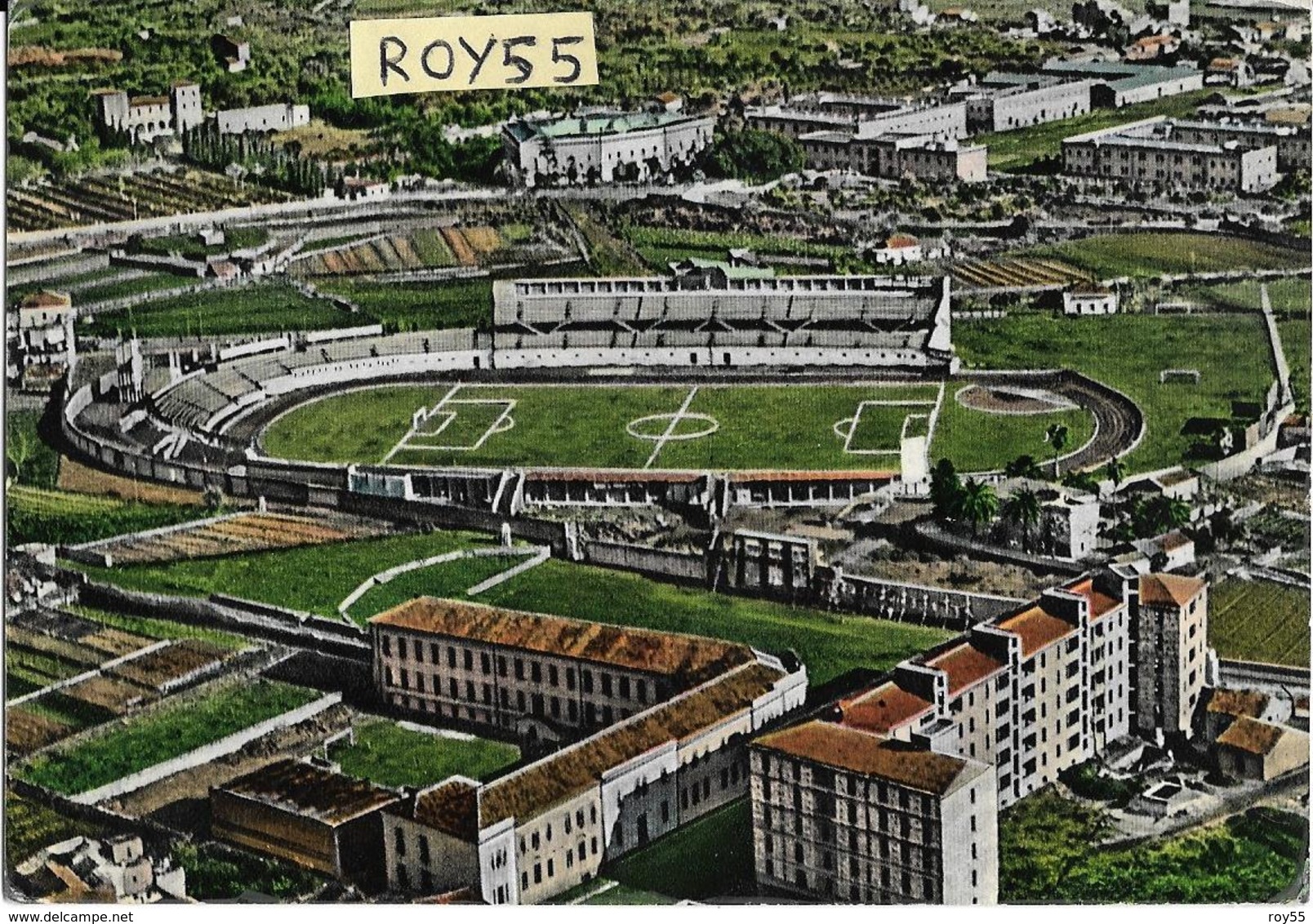 Stadium Stade Estadio Stadio Di Calcio Citta Di Catania Sicilia Panoramica Veduta Aerea Anni 50 - Calcio