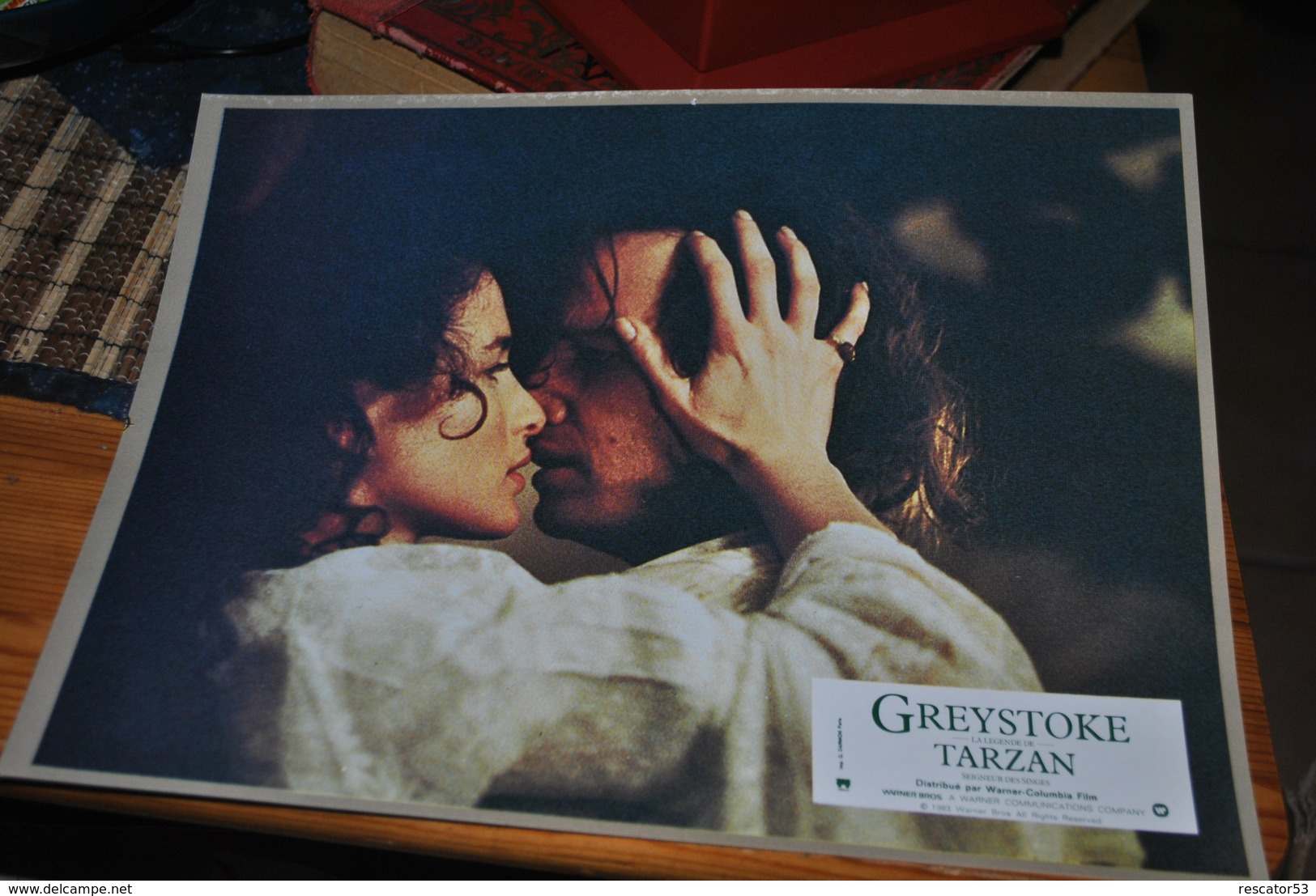 Rare Affichette Film Greystoke La Légende De Tarzan Christophe Lambert   Format 21x30 Cm - Affiches & Posters