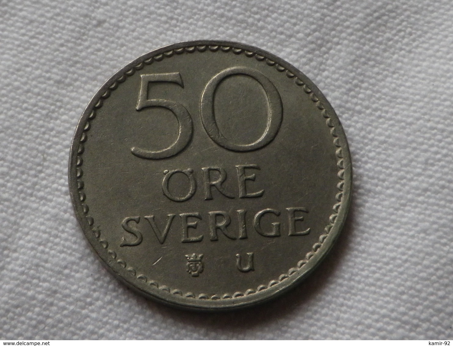 Suede 50 Ore 1973    Cupro Nickel  Km#837   TTB - Sweden