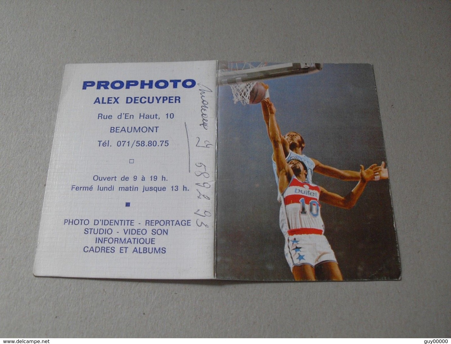 Calendrier De Poche - 1987 - Basket - Beaumont - Autres & Non Classés